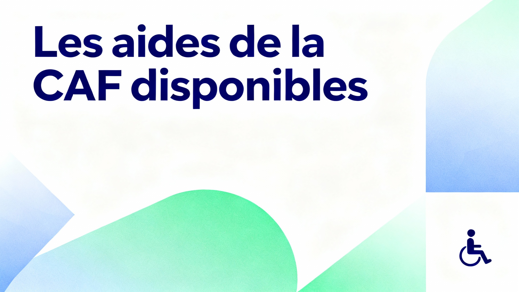 Les aides de la CAF disponibles