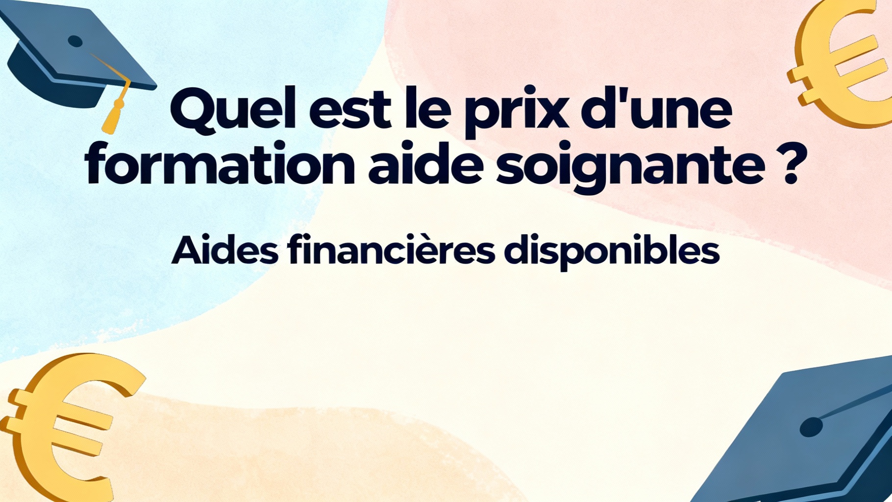 Aides financières disponibles