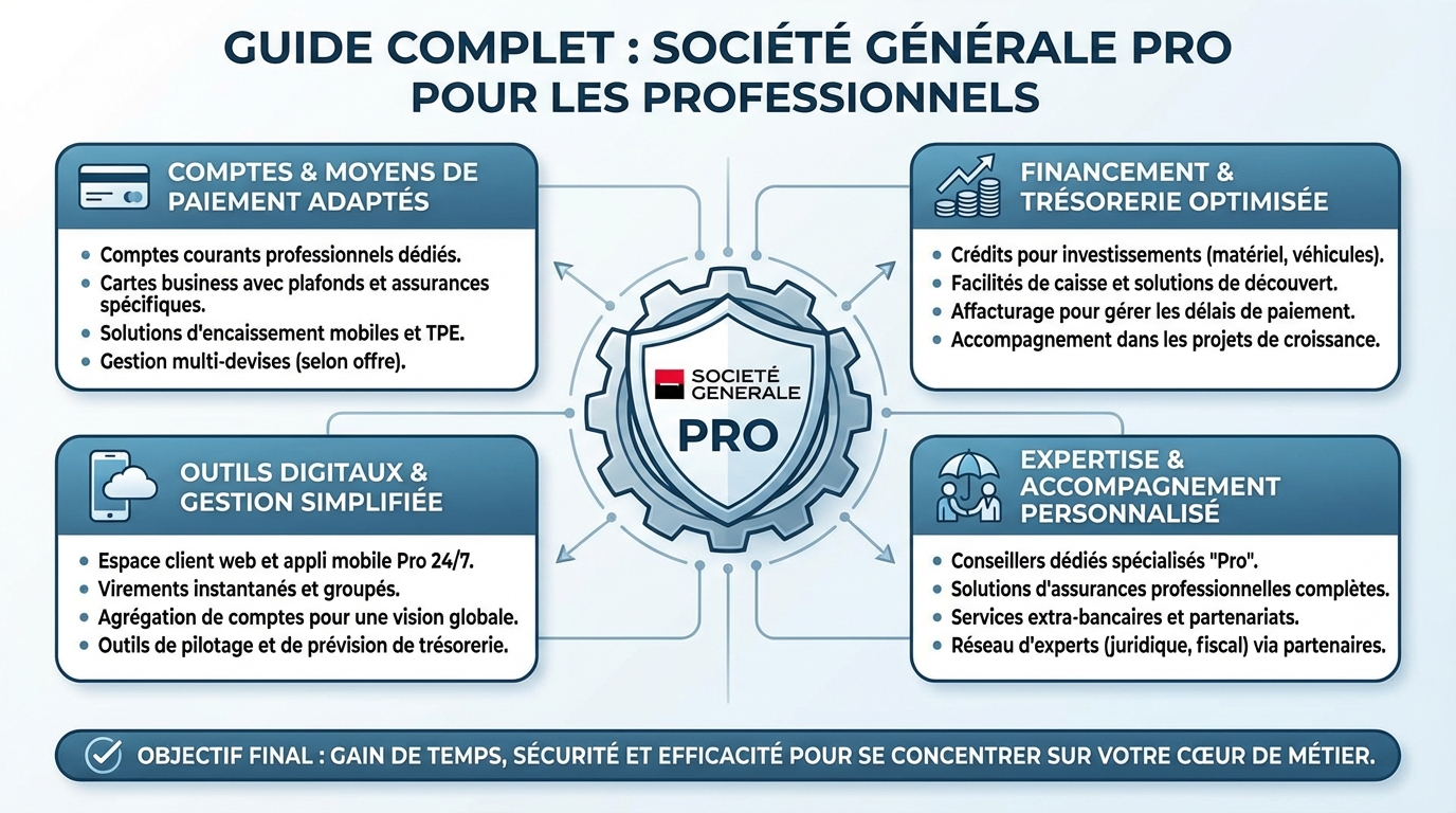 Société générale pro : le guide complet pour les professionnels 1 Avis et retours d'expérience