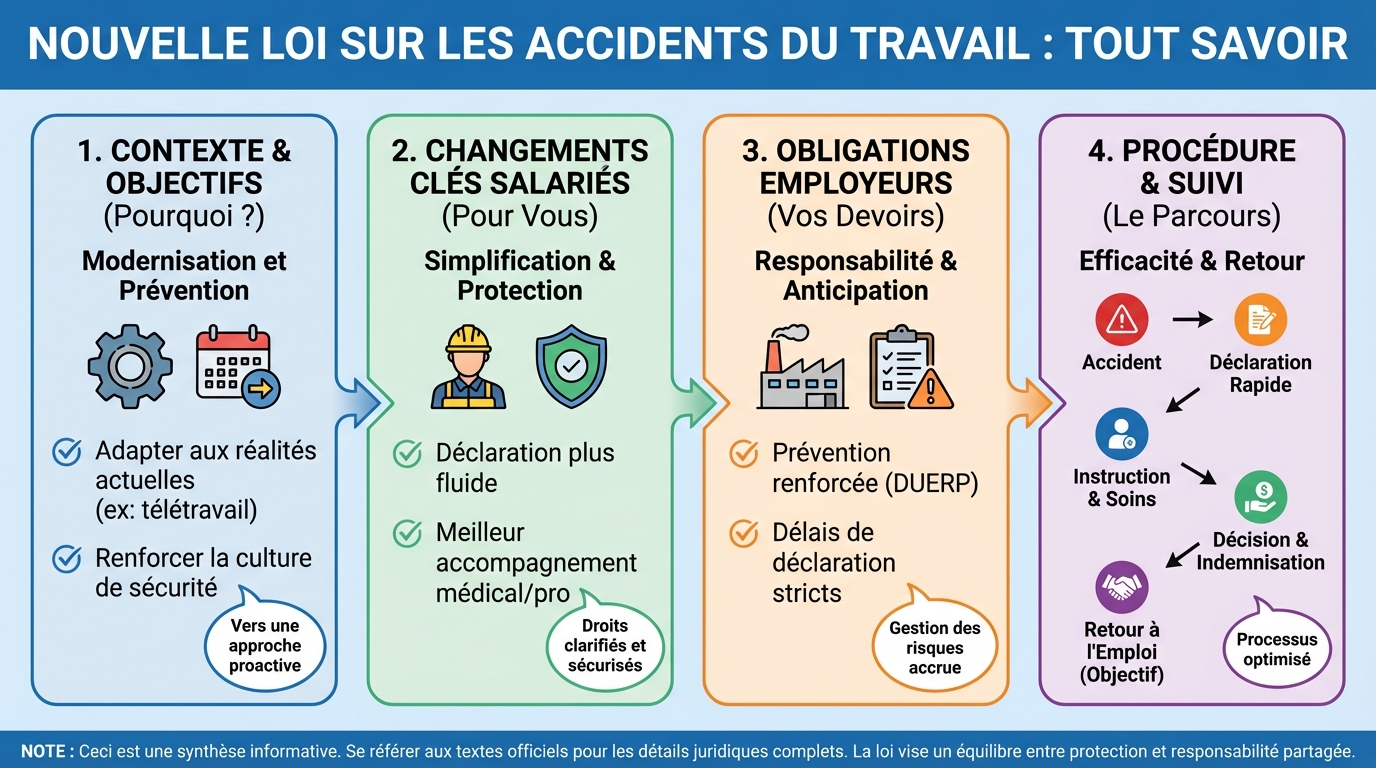 Tout savoir sur la nouvelle loi sur les accidents du travail 1 Impacts de la loi sur les victimes