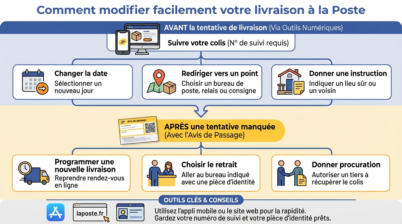 Comment modifier sa livraison ?