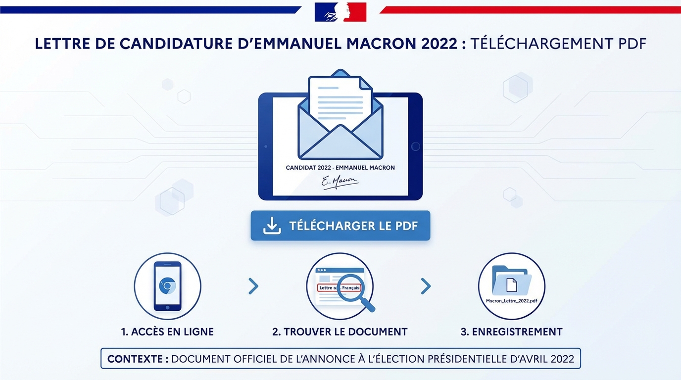 Téléchargez la lettre de macron candidat 2022 en PDF 1 Télécharger la lettre de Macron
