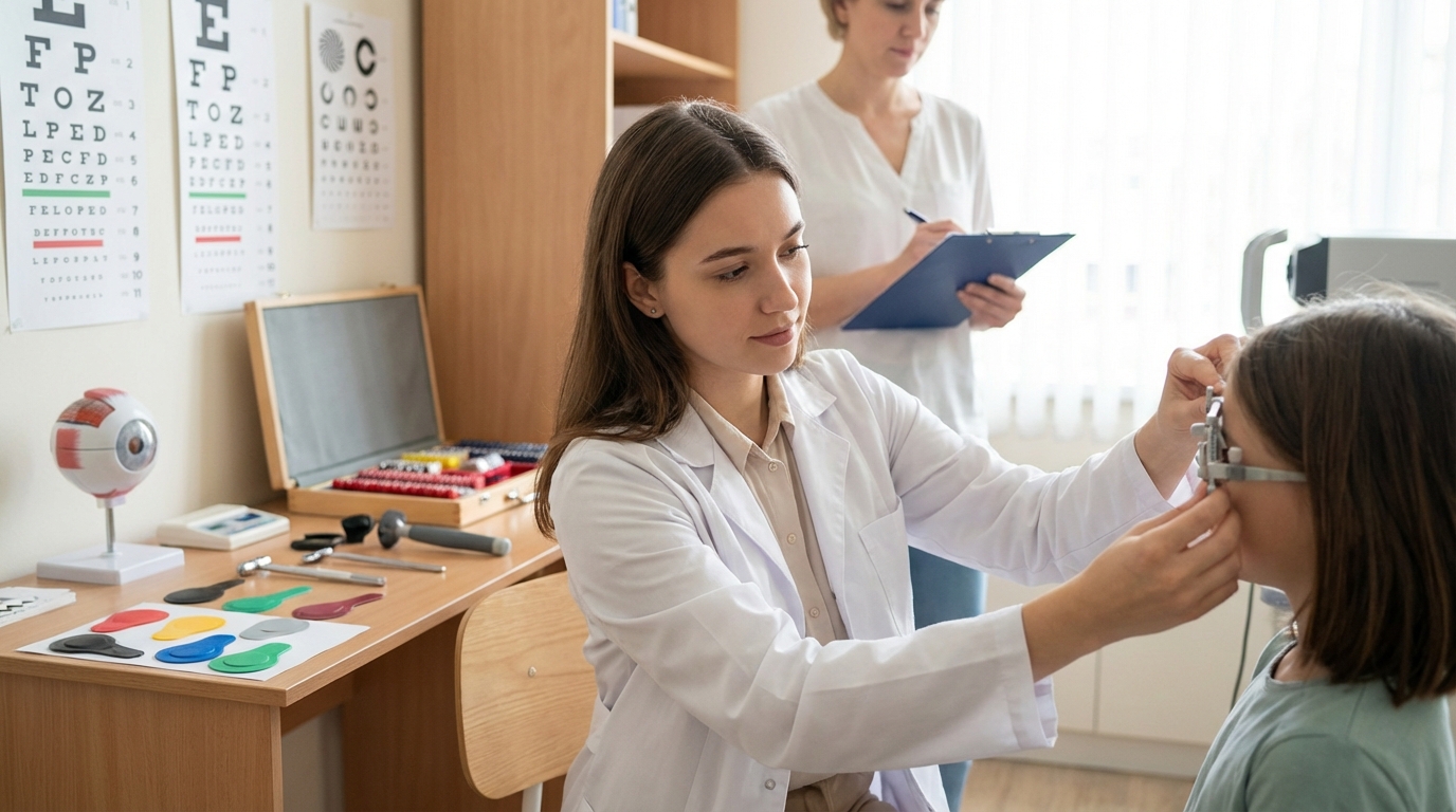 Tout savoir sur l'orthoptiste et ses études